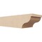 Ekena Millwork 6in. W x 4in. H x 16in. L Garner Woodgrain TimberThane Rafter Tail, Primed Tan RFTUR06X04X16GARRCPR - alternate 1